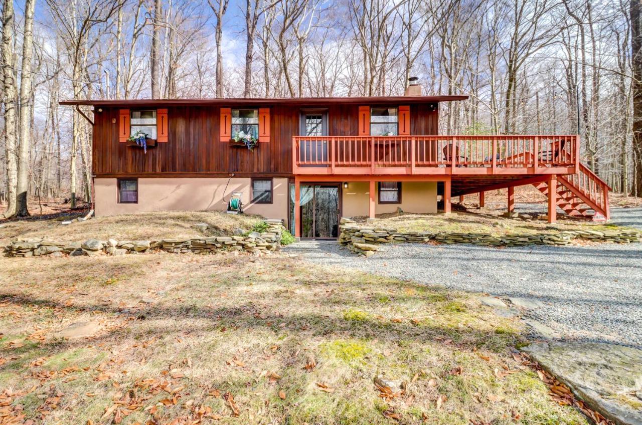 Pet-Friendly Gouldsboro Home At Big Bass Lake Exterior foto